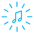 Unique ambient lighting that syncs to your music